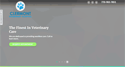 Desktop Screenshot of clermontveterinaryhospital.com