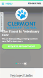 Mobile Screenshot of clermontveterinaryhospital.com